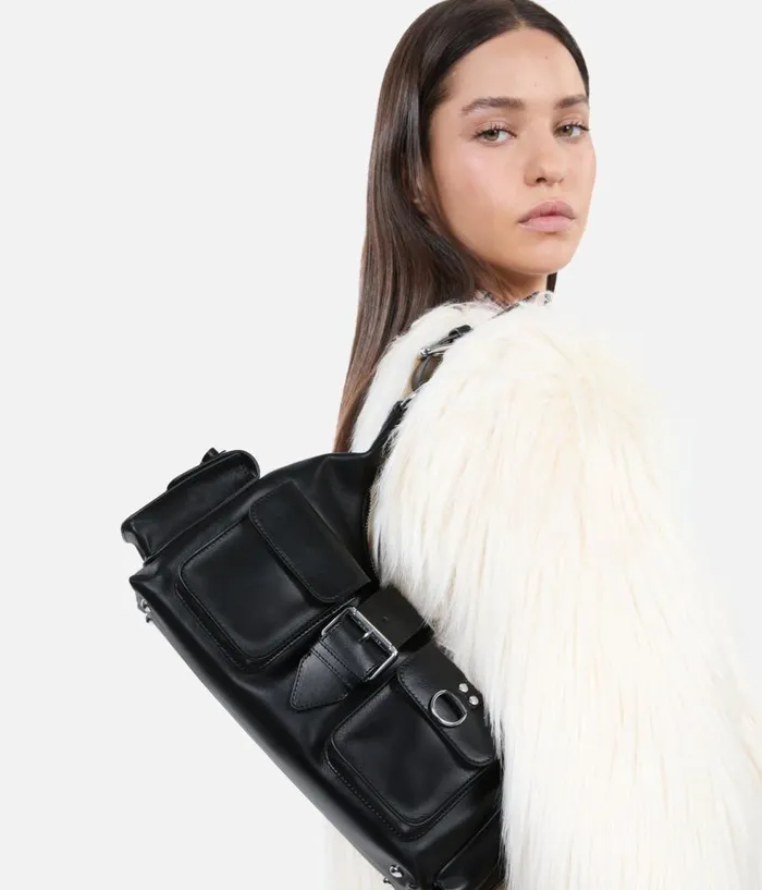 Women Bags THE KOOPLES Black Smooth Leather Amelia Bag