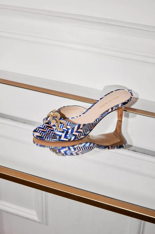 Women Balin 2 Slide 8211 Nautical Pelle Moda Low Heels Women Balin 2 Slide 8211 Nautical Pelle Moda Low Heels