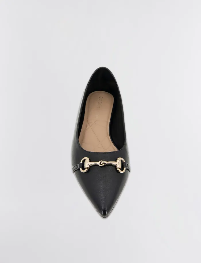 Women BCBGeneration BCBG Black Kori Convertible Flat Black