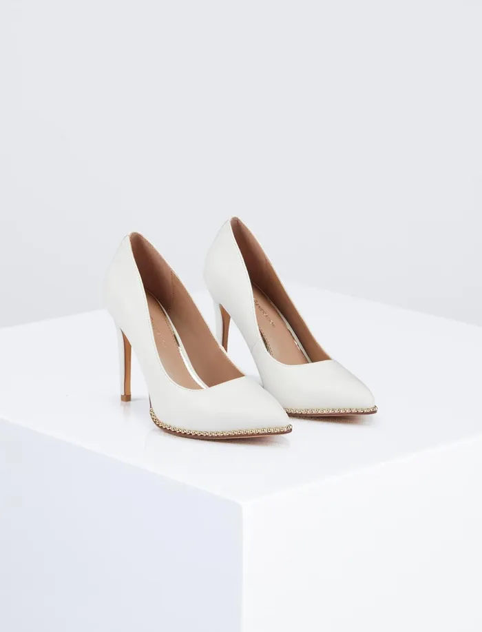 Women BCBGeneration BCBG White Hawti Pump Heel White