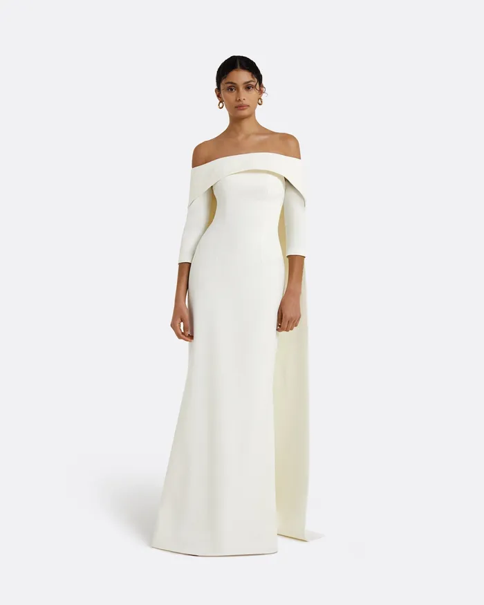 Women Bellara Ivory Harness and Soshin Dress Ivory Dresses Safiyaa
