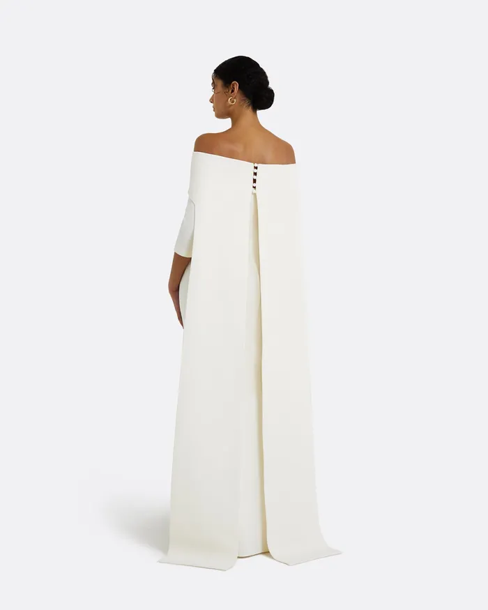 Women Bellara Ivory Harness and Soshin Dress Ivory Dresses Safiyaa