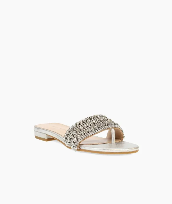 Women Besen Slide 8211 Silver Pelle Moda Sandals Women Besen Slide 8211 Silver Pelle Moda Sandals