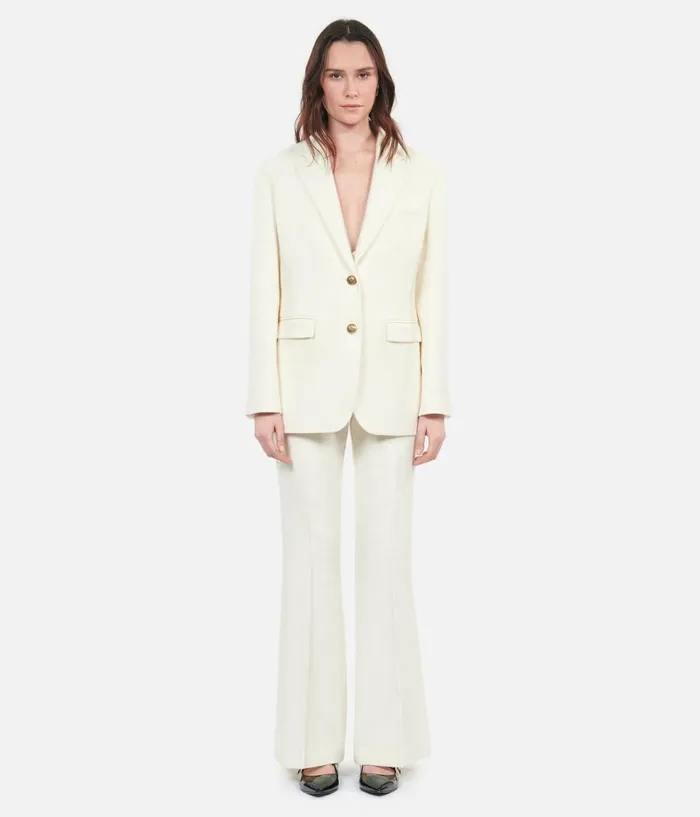 Women Blazers and Suits THE KOOPLES Ecru Suit Jacket