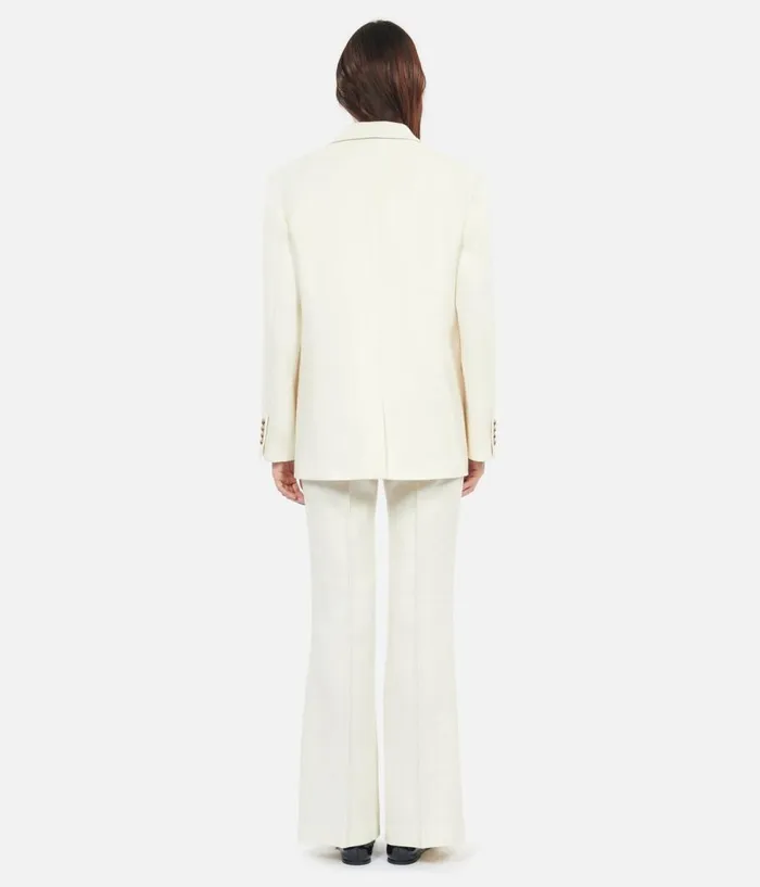 Women Blazers and Suits THE KOOPLES Ecru Suit Jacket Women Blazers and Suits THE KOOPLES Ecru Suit Jacket