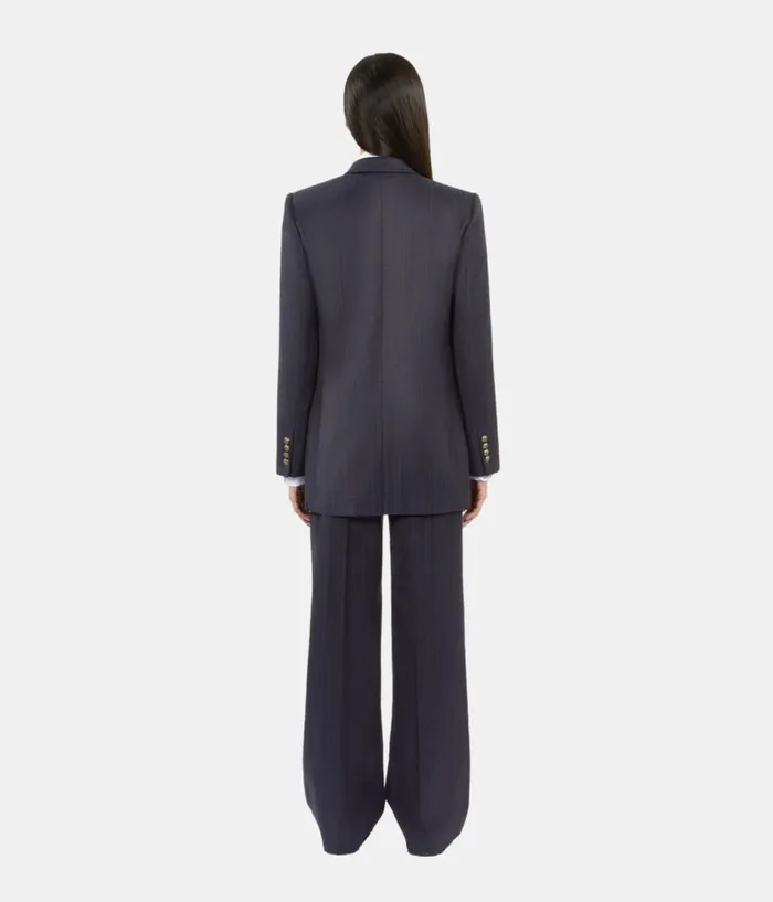 Women Blazers and Suits THE KOOPLES Navy Blue Suit Jacket