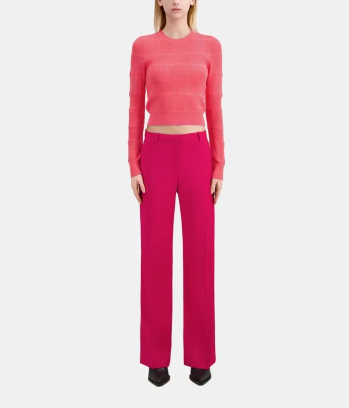 Women Blazers and Suits THE KOOPLES Red Wool Suit Trousers