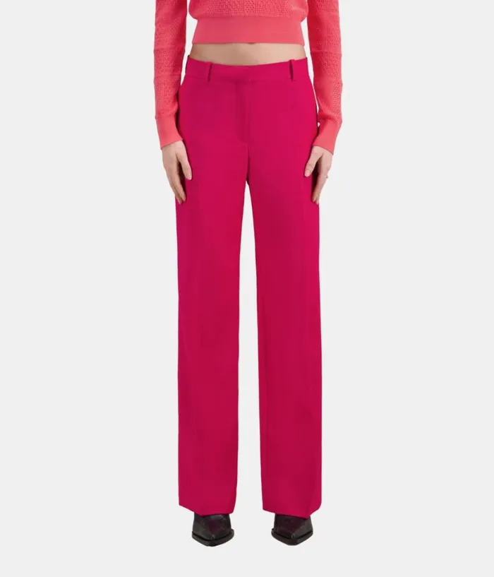 Women Blazers and Suits THE KOOPLES Red Wool Suit Trousers