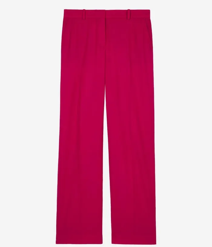 Women Blazers and Suits THE KOOPLES Red Wool Suit Trousers