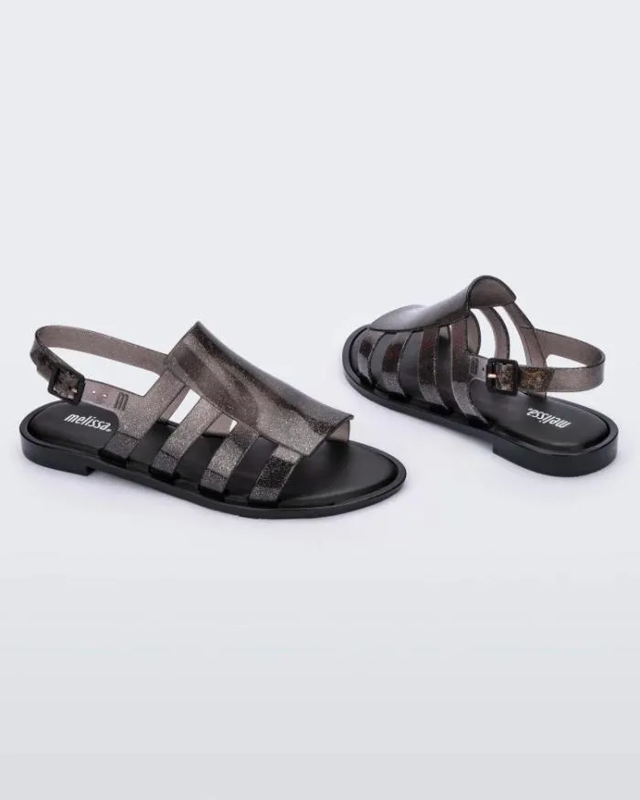 Women Boemia Glitter Black Melissa Sandals