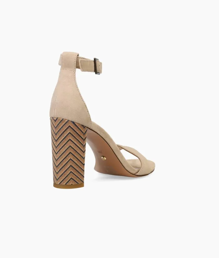 Women Bonnie Mid Heel 8211 Mushroom Pelle Moda High Heels