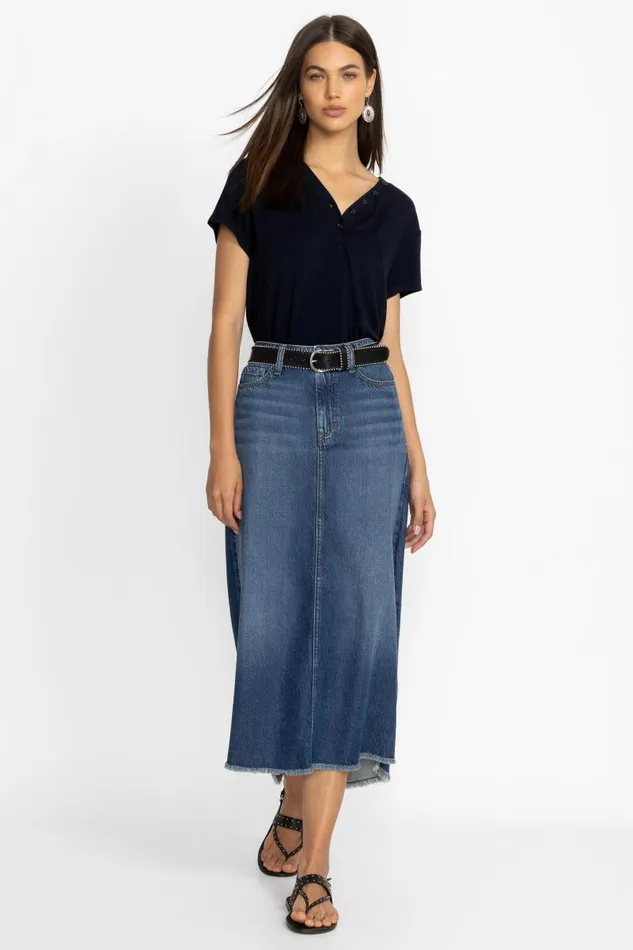 Women Bottoms Johnny Was VIENNA MIDI SKIRT Jules