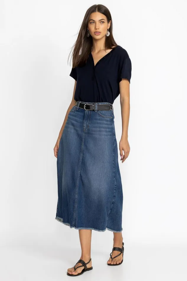 Women Bottoms Johnny Was VIENNA MIDI SKIRT Jules Women Bottoms Johnny Was VIENNA MIDI SKIRT Jules