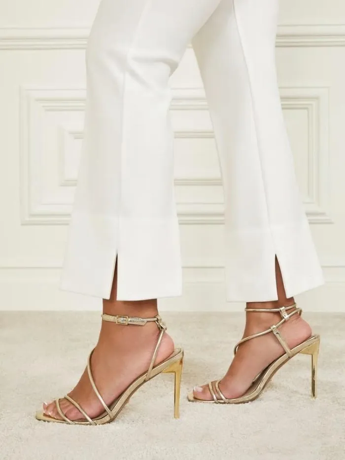 Women Bottoms Marciano Braxton Pant Pale Pearl