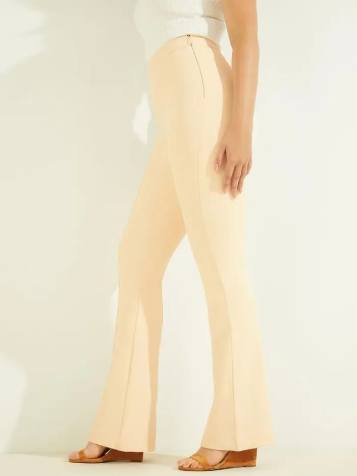 Women Bottoms Marciano Chloe Flared Pant Soft Peach Women Bottoms Marciano Chloe Flared Pant Soft Peach