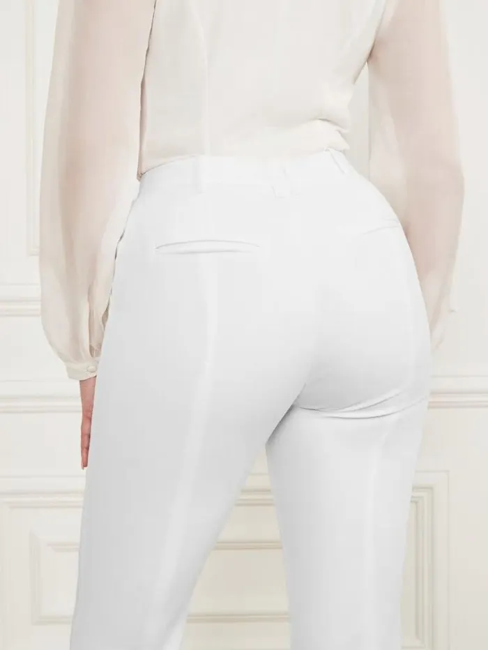 Women Bottoms Marciano Franca Flared Pant Pale Pearl Women Bottoms Marciano Franca Flared Pant Pale Pearl