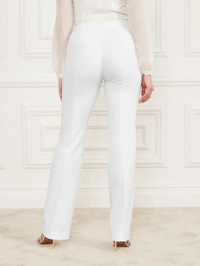Women Bottoms Marciano Franca Flared Pant Pale Pearl Women Bottoms Marciano Franca Flared Pant Pale Pearl