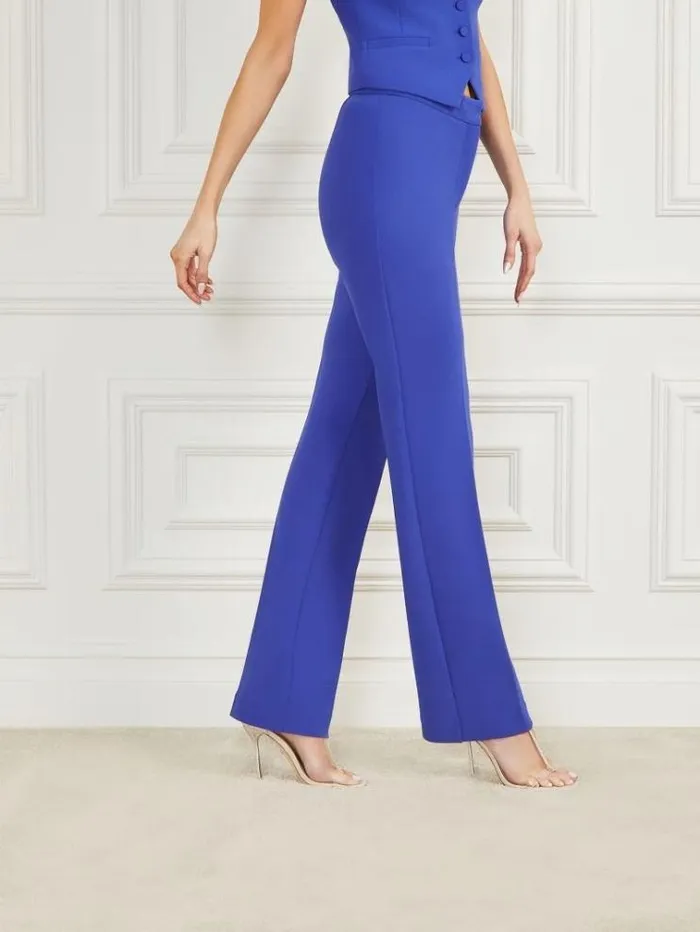 Women Bottoms Marciano Jacqueline Pant Jewel Blue Women Bottoms Marciano Jacqueline Pant Jewel Blue