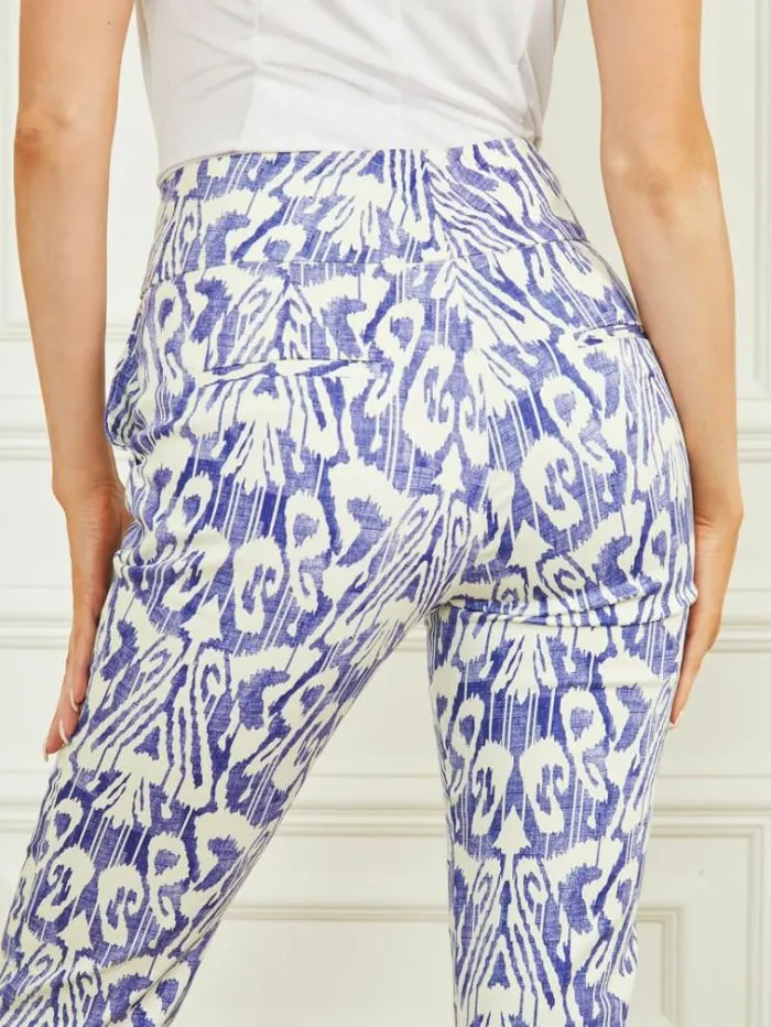 Women Bottoms Marciano Shelly Printed Pant Substance Blue Print