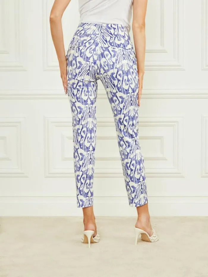 Women Bottoms Marciano Shelly Printed Pant Substance Blue Print
