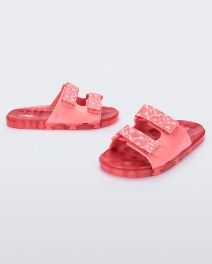 Women Brave Wide Sandal Pink Melissa Slides