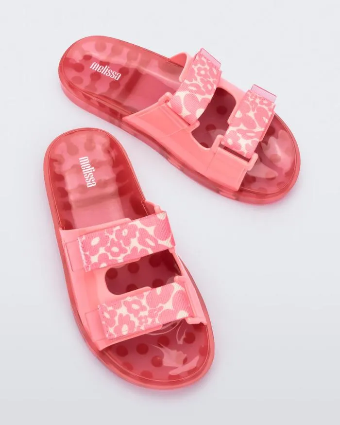 Women Brave Wide Sandal Pink Melissa Slides