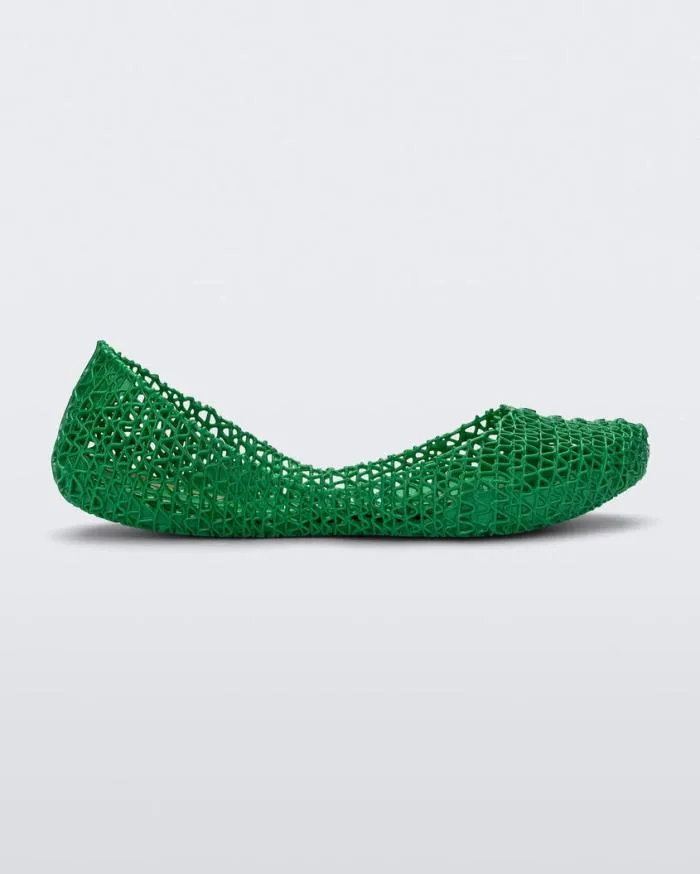 Women Campana Green Melissa Flats