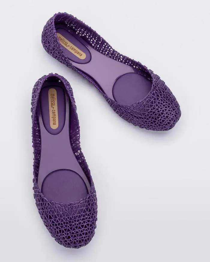Women Campana Purple Melissa Flats