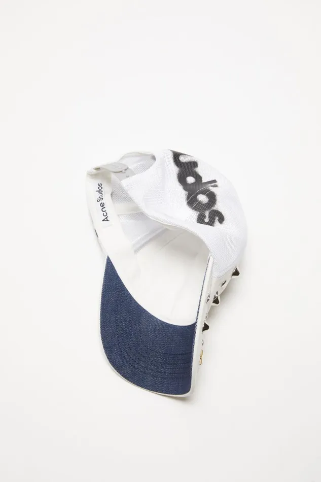Women Cap Printed White Acne Studios Hats
