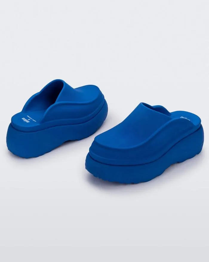 Women Clog Blue Melissa Slides