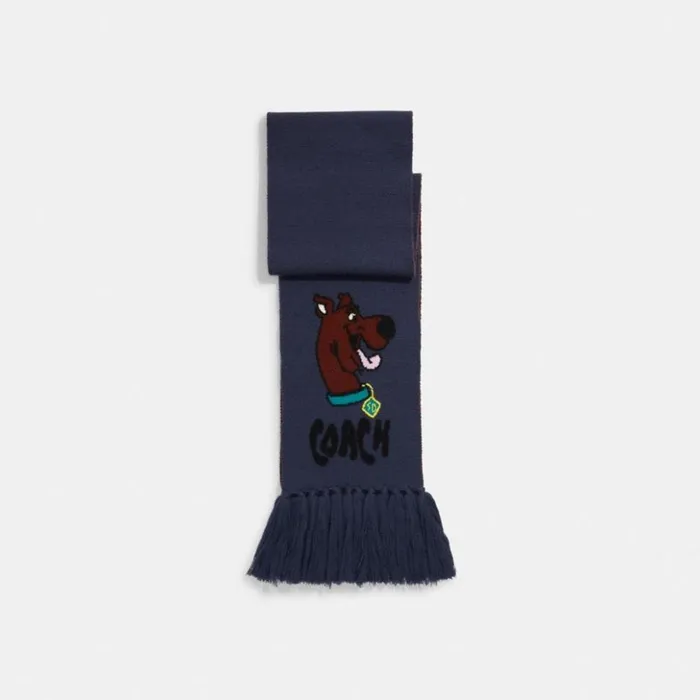 Women Coach Scooby Doo Muffler Navy Coach Hats Scarves and Gloves