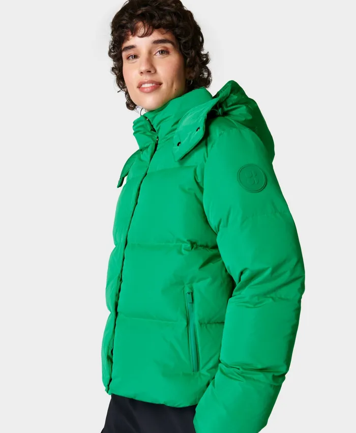Women Coats and Jackets Sweaty Betty Skye Puffer Jacket Electro Green