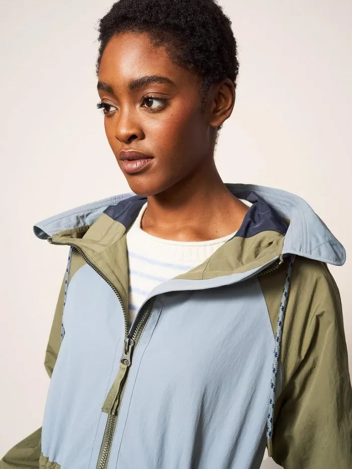 Women COATS and JACKETS White Stuff Quinn Parka Blue Multi
