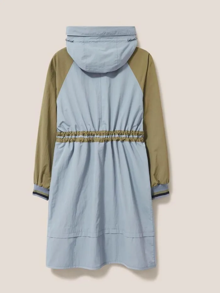 Women COATS and JACKETS White Stuff Quinn Parka Blue Multi