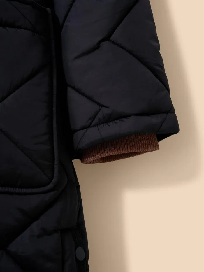 Women COATS and JACKETS White Stuff Sloane Padded Coat Pure Black Women COATS and JACKETS White Stuff Sloane Padded Coat Pure Black