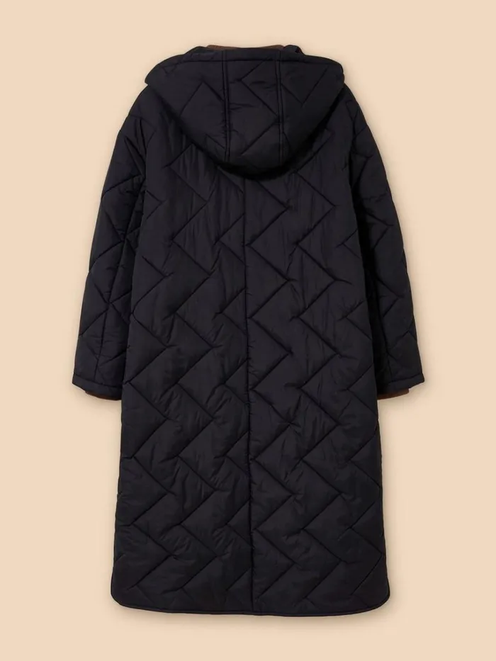 Women COATS and JACKETS White Stuff Sloane Padded Coat Pure Black Women COATS and JACKETS White Stuff Sloane Padded Coat Pure Black