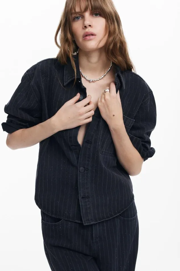 Women Coats And Jackets Desigual Denim Trucker Jacket