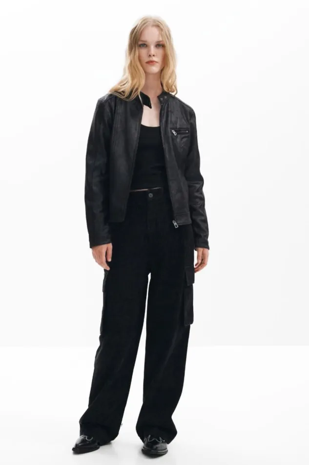 Women Coats And Jackets Desigual Regular Biker Jacket