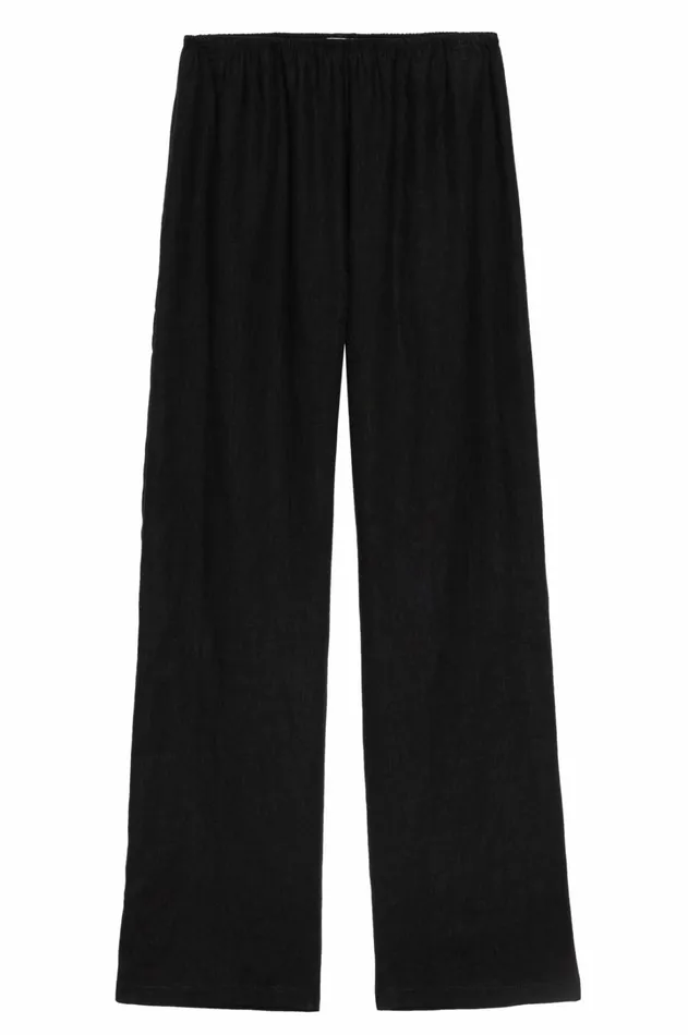 Women DONNI Bottoms The Linen Simple Pant