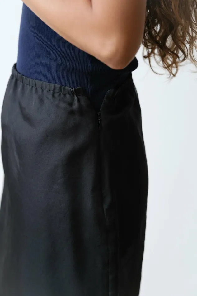 Women DONNI Bottoms The Organza Simple Skirt