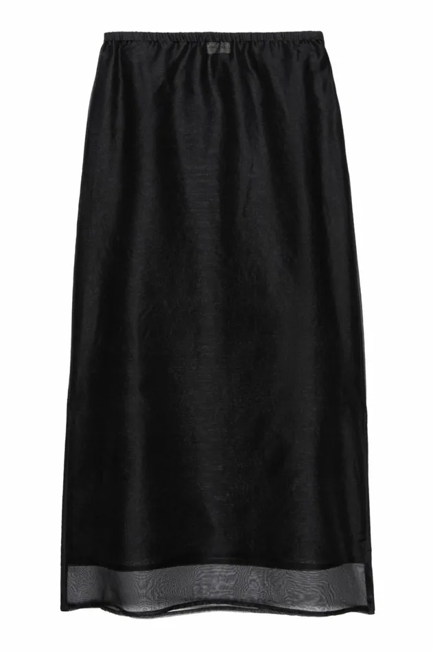 Women DONNI Bottoms The Organza Simple Skirt