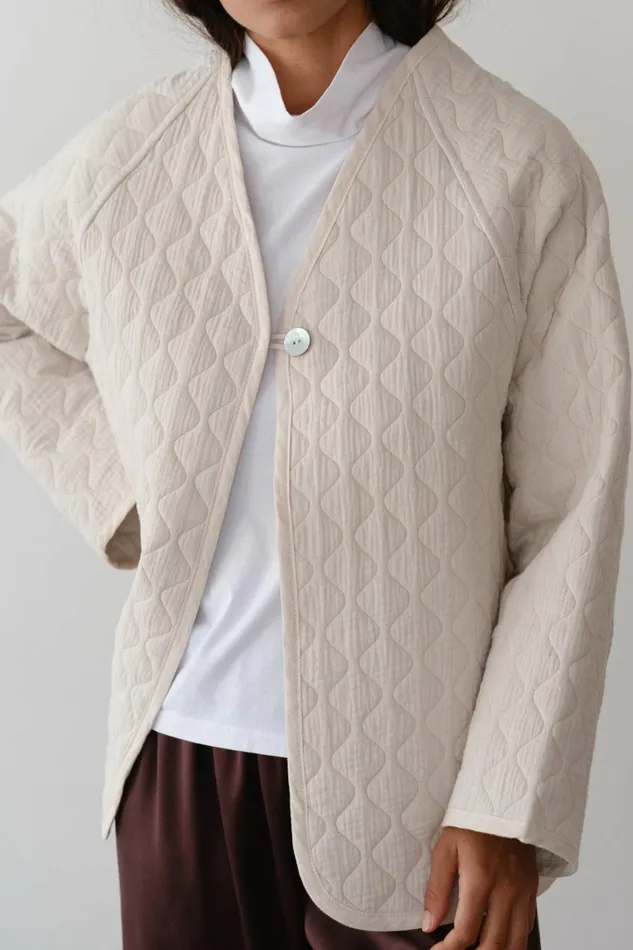 Women DONNI Outerwear The Quilted Jacket
