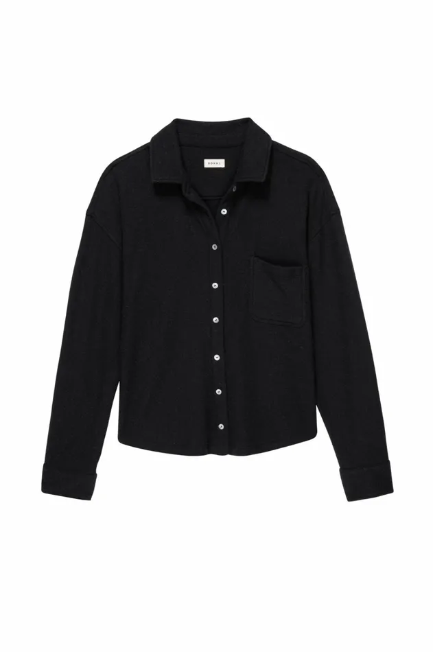 Women DONNI Tops Sweater Button Down