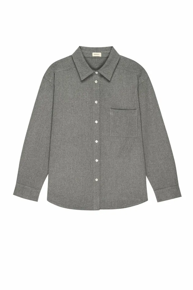 Women DONNI Tops The Flannel Shirt Jacket