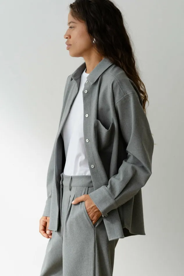 Women DONNI Tops The Flannel Shirt Jacket