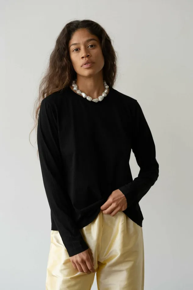 Women DONNI Tops The Jersey Long Sleeve Tee