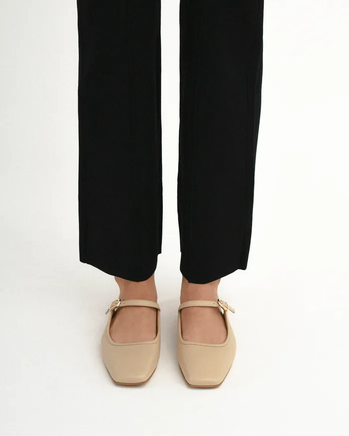 Women DRESS jomercer Sammy dress flats sand leather
