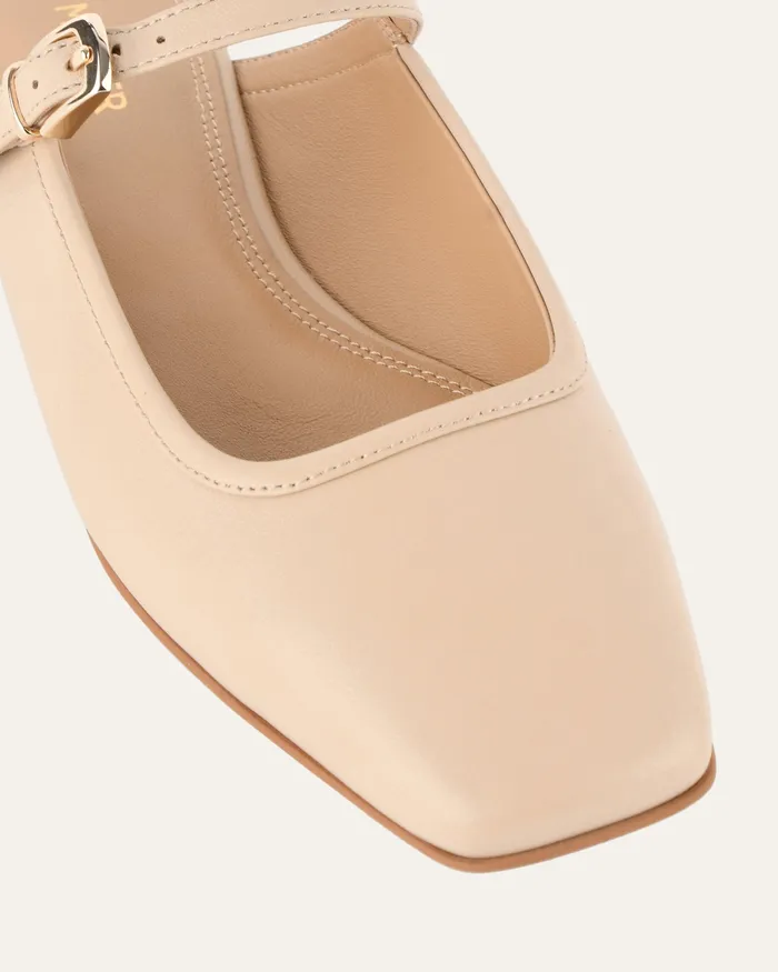 Women DRESS jomercer Sammy dress flats sand leather