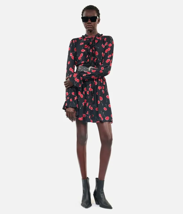 Women Dresses and Jumpsuits THE KOOPLES Short Printed Dress