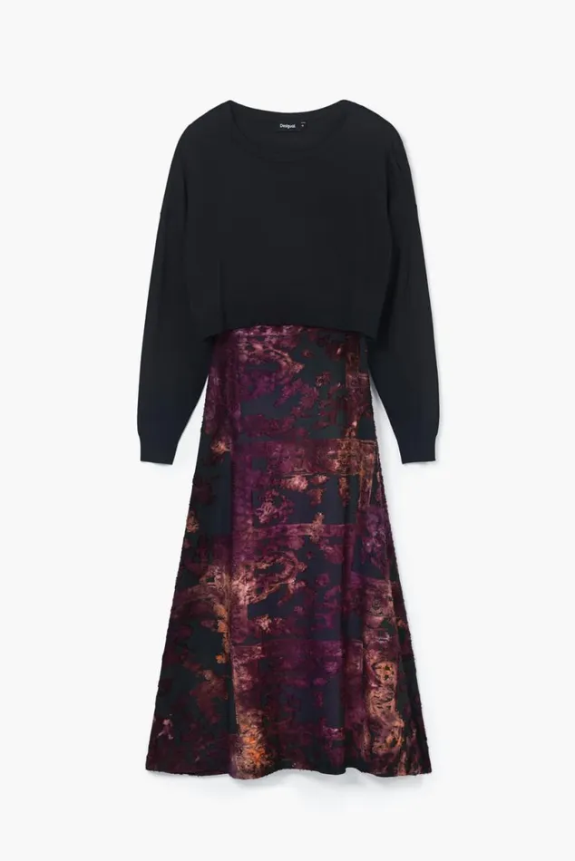 Women Dresses And Jumpsuits Desigual 2in1 Midi Dress
